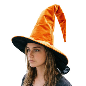 Sombrero <span class=keywords><strong>de</strong></span> Mago para el Festival <span class=keywords><strong>de</strong></span> los Fantasmas, Sombrero <span class=keywords><strong>de</strong></span> <span class=keywords><strong>Bruja</strong></span> Colorido, Sombrero <span class=keywords><strong>de</strong></span> Mago para Fiestas y Actuaciones, Sombrero Puntiagudo Plisado, Sombrero Extendido - Product Image 5