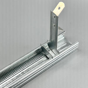 Profilé F47 pour <span class=keywords><strong>plafond</strong></span> en plaques de plâtre, profilé <span class=keywords><strong>métallique</strong></span> galvanisé 47x18, profilé de <span class=keywords><strong>plafond</strong></span> - Product Image 2