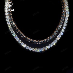 Directo de fábrica Rodio plateado 10K 14K Oro Diamante Hip Hop Moissanite Pulsera Cadena de tenis - Product Image 1