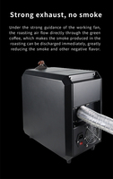 Torréfacteur à café intelligent X3, capacité de 3 kg, torréfacteur à café professionnel pour les cafés commerciaux