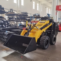 Offre Spéciale – Mini-chargeuse compacte sur chenilles diesel 500 kg avec accessoires de broyage