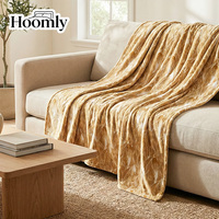 Selimut Flanel Fleece Premium Anti-Pilling 200x220cm Lembut Hangat Tebal untuk Ruang Tamu, Tempat Tidur, dan Perlengkapan Tempat Tidur