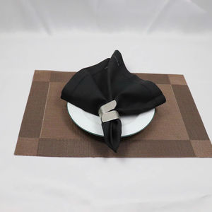 Mantelería Artesanal Textil, Servilleta Cuadrada 100% Lino Hecha a Mano con Dobladillo de Una Sola Costura, Tamaño y Color Personalizados - Product Image 1