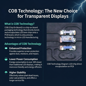 ใช้เทคโนโลยี COB ล่าสุด จอ LED ฟิล์มบางเฉียบ P6.25 สำหรับผนังวิดีโอโฆษณาในร่มในสนามบินและลิฟต์ - Product Image 3