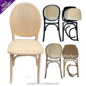 Silla de Plástico de Resina PP Apilable Estilo Granja, con Aspecto de Madera, para Bodas, Fiestas, Hoteles, Eventos y Banquetes - Product Image 5