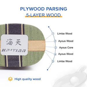 Raquette <span class=keywords><strong>de</strong></span> <span class=keywords><strong>tennis</strong></span> <span class=keywords><strong>de</strong></span> <span class=keywords><strong>table</strong></span>, plaque inférieure en bois pur 5 couches, lame <span class=keywords><strong>de</strong></span> <span class=keywords><strong>tennis</strong></span> <span class=keywords><strong>de</strong></span> <span class=keywords><strong>table</strong></span> professionnelle - Product Image 5