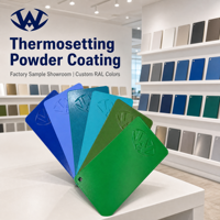 WANAN Nouveaux Pigments Électrostatiques Polyester Bleu-Vert Personnalisés pour Revêtements en Poudre, Peinture au Pistolet, Applications Mobilier et Navires, Fujian