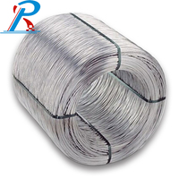 BWG16 BWG20 BWG21 Fil de clôture Fil galvanisé en acier à faible teneur en carbone pour reliure et maille