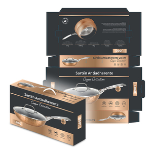 Sartén <span class=keywords><strong>Wok</strong></span> chino multifuncional de 28cm, pintura negra clásica resistente a altas temperaturas, <span class=keywords><strong>Wok</strong></span> de cocina de hierro antiadherente - Product Image 5