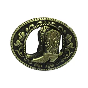 Fibbie per Cinture Personalizzate in Metallo Smaltato 3D Stile Western, Design Gratuito, Logo Personalizzato per Uomo e Donna - Product Image 1