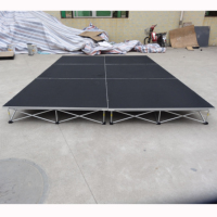 Escenario portátil ligero de aluminio para iluminación exterior en eventos de DJ
