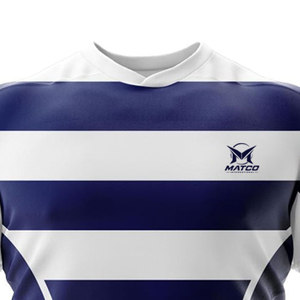 Impression de numéros et de noms disponible en couleurs unies. Uniforme de rugby personnalisable avec votre logo. Tenue d'équipe de rugby pour adultes. - Product Image 6
