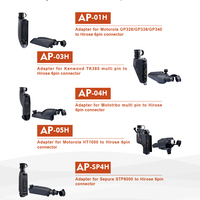 Adaptor Audio Walkie-Talkie dari 3.5mm Jack Mono/Stereo ke Earphone akustik elektronik dengan Jack 2-Pin
