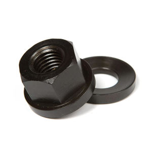 Vente en gros d'écrous à bride de blocage en acier au carbone M3 M4 M6 M7 M8 M10 M12 Écrou hexagonal <span class=keywords><strong>avec</strong></span> <span class=keywords><strong>rondelle</strong></span> d'écrou à bride rotative - Product Image 6