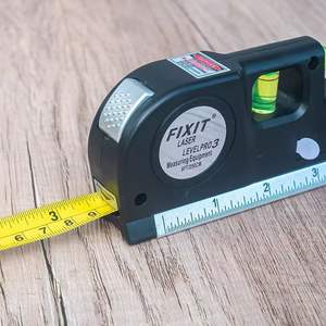 Nivel Láser Fixit Levelpro 3 de 10 Líneas, Mini Nivel Infrarrojo con Regla para Medir en Proyectos de Bricolaje - Product Image 5