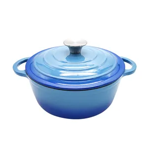 Wholesale New style Cast iron enameled mini saucepan with small size
