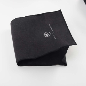 Custom Logo Printed Drawstring Suede <b>Paper</b> Box Gift Packaging Pouch High Quality Microfiber Box Bag - Product Image 6
