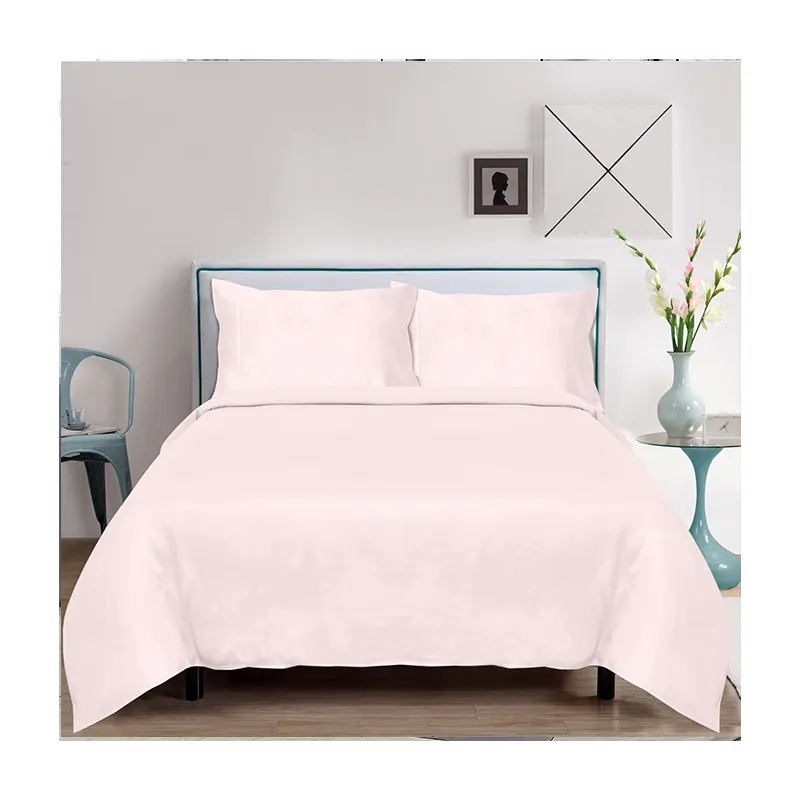 Khách Sạn Sang Trọng Mịn Mượt Chất Lượng Cao Duvet Set Với Zipper Góc Tab 300TC 100% Hữu Cơ Sợi Tre Bộ Đồ Giường