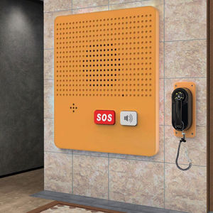 Téléphone <span class=keywords><strong>filaire</strong></span> durable Trimline avec appels d'urgence et boutons de numérotation rapide SOS pour la surveillance de l'état des ascenseurs d'hôtel - Product Image 2