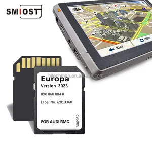 SMIOST Navig मेमोरियल कार्टे 8GB कार ऑडी के लिए अद्यतन जीपीएस मानचित्र सीआईडी एसडी कार्ड आरएमसी A1 A7 S7 यूरोप