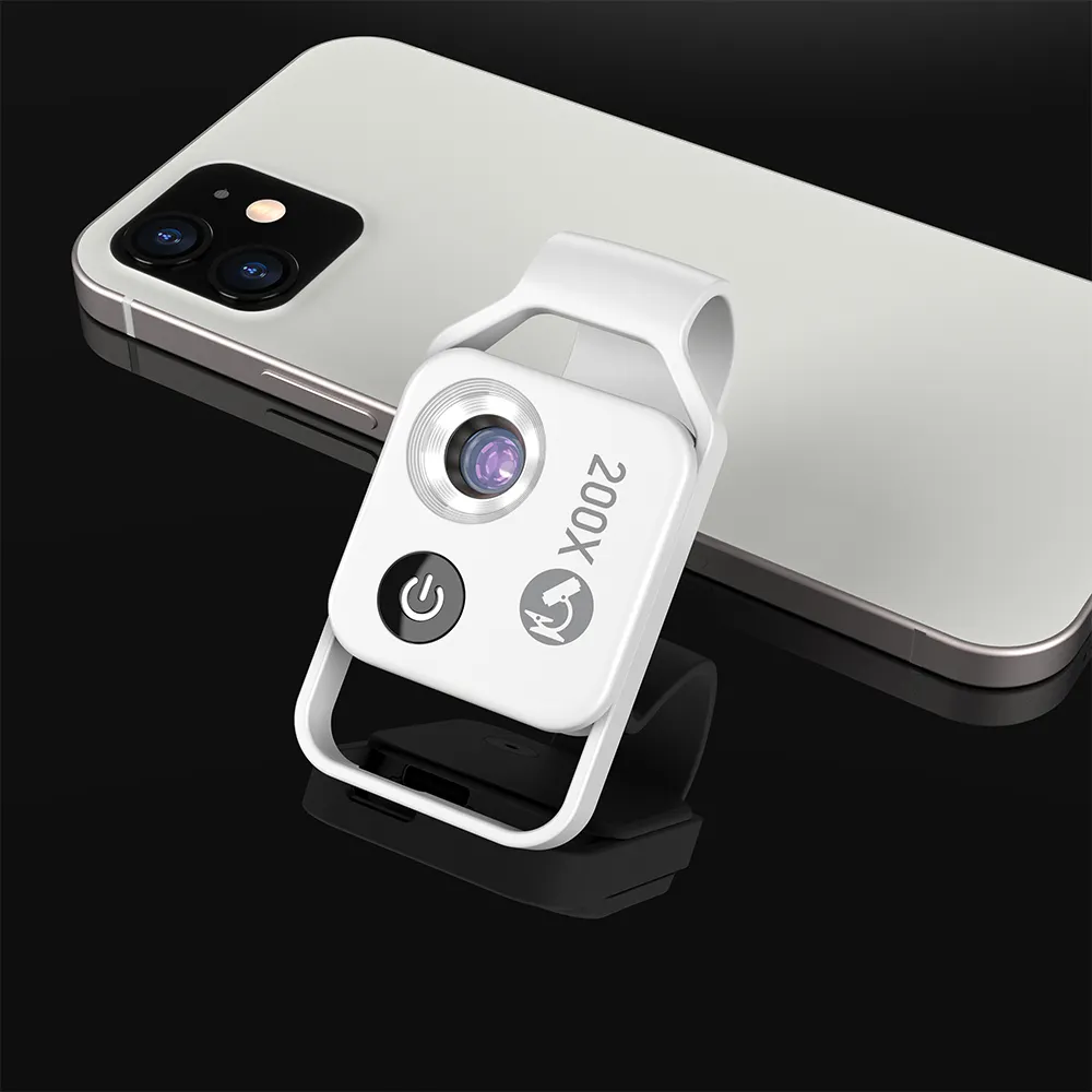 APEXEL-microscopio Digital Macro para teléfono móvil, dispositivo Universal de bolsillo, para iPhone y Android, 200X