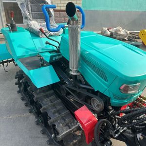 Tractor de orugas de nuevo diseño con caja de cambios 2WD, máquina de arado agrícola de tamaño mediano/grande, cuchilla dozer, rotocultivador de 35hp - Product Image 4