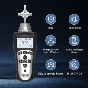 Détecteur portable de sulfure d'hydrogène, plage de 0 à 10 à 200 ppm, pour les usines pétrochimiques - Product Image 2
