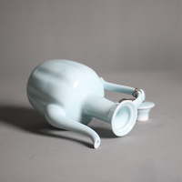 Porcelaine Céramique Chinois Traditionnel Vintage Vert Théière matcha accessoires Boue Grès Théière Chinoise