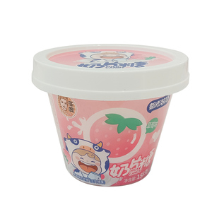 Bonbons au lait à la fraise à croquer, riches en protéines, en bouteille, 158g, fabriqués par [Nom du fabricant] - Product Image 4