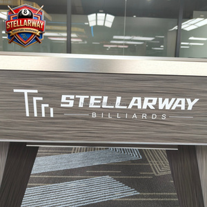 STELLARWAY Transformez n'importe quel espace en un billard moderne gris pour les fêtes, les bureaux et les clubs, comprenant tous les accessoires essentiels - Product Image 3