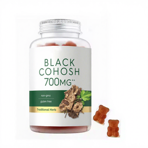 Gomitas de Raíz de Cohosh Negra ASAP OEM, Orgánicas de Grado Alimenticio, 60 Unidades para el Alivio del Estado de Ánimo en Mujeres Adultas con Menopausia - Product Image 1