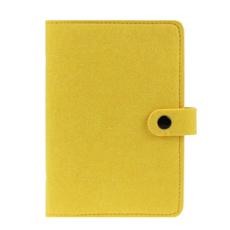 Фетровая защитная обложка для блокнота A6 с индивидуальным дизайном и съемными переплетениями