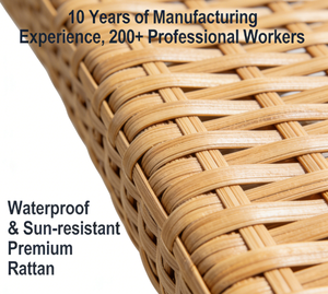 La dernière balançoire en rotin, un fauteuil <span class=keywords><strong>suspendu</strong></span> en forme d'œuf pour la cour et le jardin, livré avec un coussin et un housses d'extérieur - Product Image 4