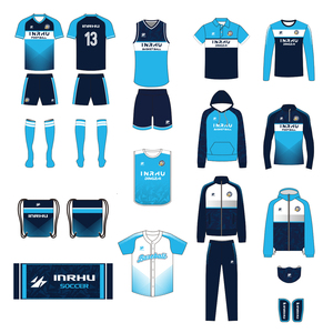 Kits de Agasalho Retro Personalizados por Sublimação - Camisa de Futebol Respirável 100% Poliéster para Adultos e Clubes - Product Image 1