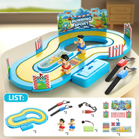 Induction interactive course à pied jouets sans fil détection de mouvement jeu de bataille jouet jeu de course enfants jouets