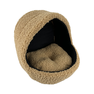 Das Bestseller-Hunden est Four Seasons Pet Nest Herbst und Winter New Teddy Velvet Semi Enclosed Pet Cat Nest - Product Image 1