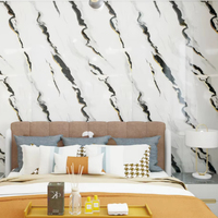 Panneaux muraux en PVC en feuille de marbre moderne personnalisable panneau UV pour la décoration des panneaux muraux du salon et de la chambre à coucher