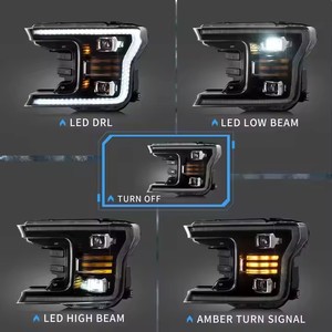 Conjunto de Faros Delanteros LED Completos para F150 2018-2020, 13.ª Generación, Temperatura de Color de 6000 K, 12 V, 70 W, CD - Product Image 5