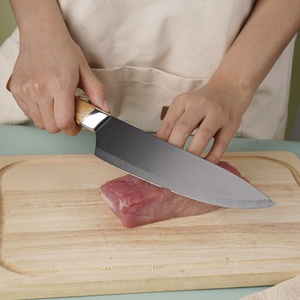 Kitchen <b>Knife</b> <b>Set</b> Stainless Steel Chef <b>Knife</b> Non Stick Coating <b>Sharp</b> <b>Knives</b> <b>Set</b> with Wood Grain Plastic Handle - Product Image 3
