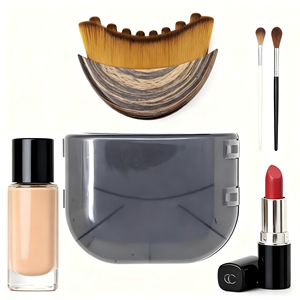 Biểu tượng tùy chỉnh đường viền mặt bàn chải bạch huyết thoát nước massager công cụ khô đánh răng mặt bàn chải cằm hàm điêu khắc phù hợp với da - Product Image 6