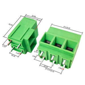 Schraub platinen klemmen blöcke 5,08mm Pitch Screw Klemmen <span class=keywords><strong>block</strong></span> anschluss XK135T-10.16 - Product Image 2