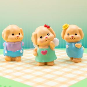 Figurines en résine Warm Sweetheart Belle Family, mini-poupées, ornement de bureau, cadeau de collection pour enfants de 8 à 13 ans - Product Image 4