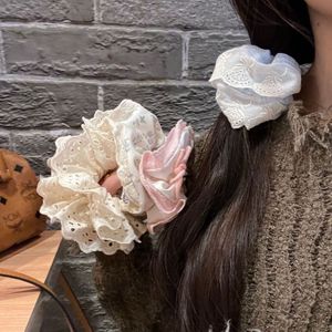 ยางมัดผมแบบเรียบง่ายสำหรับผู้หญิงใหม่สำหรับฤดูร้อนสไตล์นางฟ้าผูกโบว์หางม้าต่ำ - Product Image 2