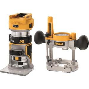 For 18V XR Industrial Grade Lithium Battery Router with Base and <b>Guide</b> System for Woodworking - Product Image 1