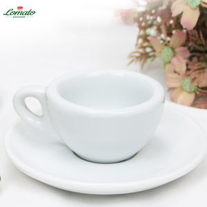 Taza de Espresso Italiana de 50 ml al por Mayor |   Taza semicircular para mango de doble boquilla de 58 mm |   Taza de Café de Cerámica para Máquinas de Cápsulas y Espresso - Product Image 4