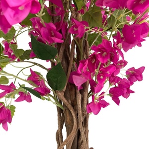 ต้นเฟื่องฟ้าประดิษฐ์สัมผัสเหมือนจริง ขนาด 200 ซม. พร้อมกระถางพลาสติก สำหรับตกแต่งบ้าน สำนักงาน งานแต่งงาน และจัดวางกลางโต๊ะ - Product Image 4