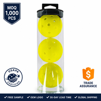 Balle de pickleball professionnelle 40 trous, qualité tournoi, extérieur, conforme USAPA, OEM ODM, vente en gros