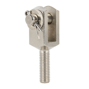 Horquilla de Conexión Mecanizada Niquelada |   Conector Mecánico Personalizado No Estándar para Cilindros Hidráulicos - Product Image 3
