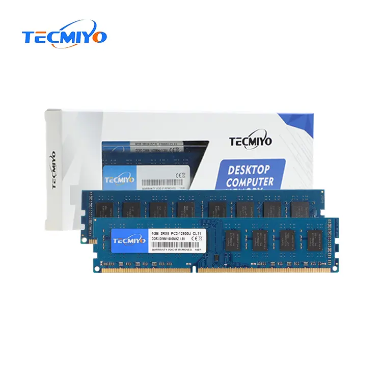 TecmiyoデスクトップRAM 4 GB 1600MHZ ddr 3 UDIMM 4 gb ddr3 ram 12800U RAM