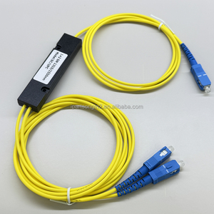 Divisor Óptico SC/UPC Monomodo 1x2 1310/1550nm en Caja ABS, Precio de Fábrica, para Comunicaciones por Fibra Óptica - Product Image 3